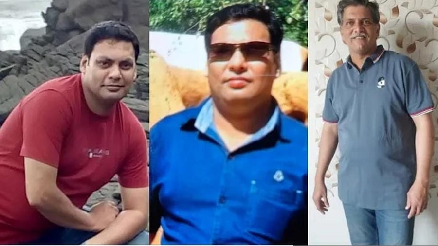 <div class="paragraphs"><p>The three victims are Atul Mone (43), Hemant Joshi (45) and Sanjay Lele (50). </p></div>