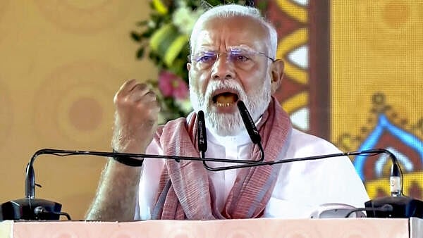 <div class="paragraphs"><p>Before beginning his speech, Modi urged the gathering to observe silence as a mark of respect to 'our family members' who lost their lives on April 22 in Pahalgam.</p></div>