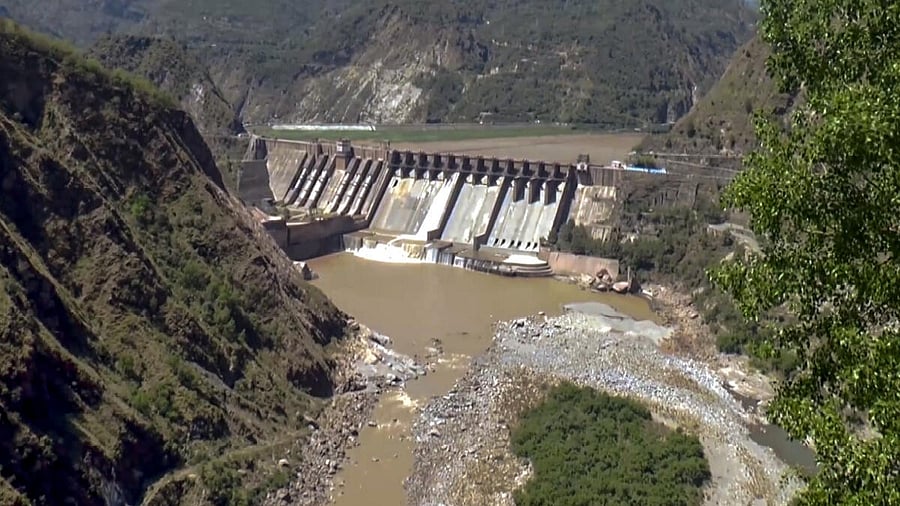 <div class="paragraphs"><p>A dam on the Indus river system, in Reasi, J&amp;K</p></div>