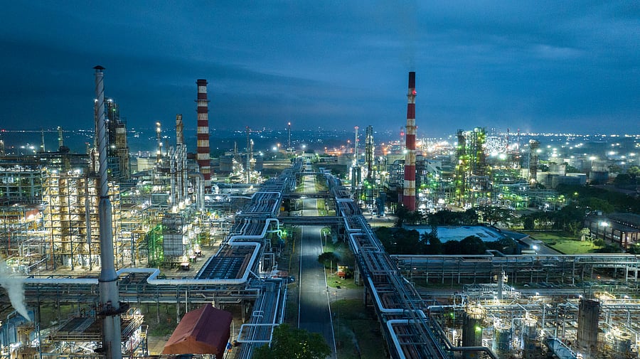 <div class="paragraphs"><p>A view of MRPL refinery.</p></div>