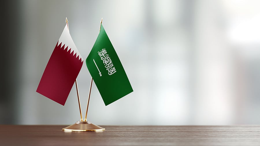 <div class="paragraphs"><p>The flags of Saudi Arabia and Qatar. For representational purposes.</p></div>