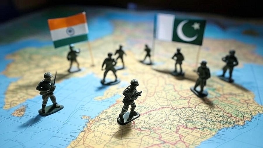 <div class="paragraphs"><p>AI-generated representative image indicating Indian and Pakistani armies. </p></div>