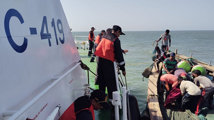 <div class="paragraphs"><p>India Coast Guard Maritime Rescue Sub Centre.</p></div>