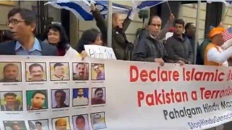 <div class="paragraphs"><p>Indian diaspora staging protest in New York.&nbsp;</p></div>