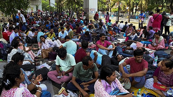 <div class="paragraphs"><p>School teachers who lost their jobs  stage a protest in front of West Bengal School Service Commission (WBSSC) office, in Kolkata.</p></div>