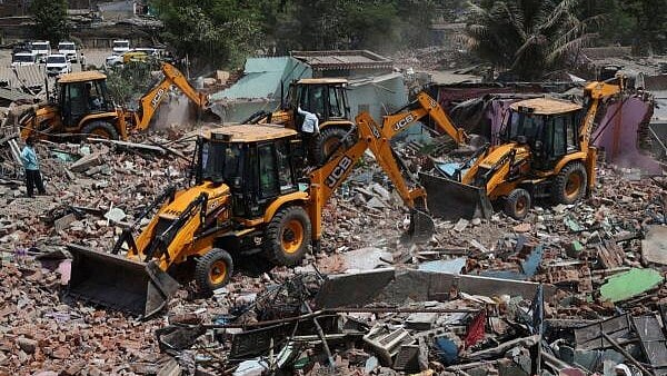 <div class="paragraphs"><p>Demolition of illegal portion of Delhi's Mangolpuri mosque underway. </p><p></p><p>Representational photo</p></div>