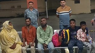 <div class="paragraphs"><p>Minister of State for Home Harsh Sanghavi, in his post on X, said five 'illegal Bangladeshi nationals' were detained at the Ahmedabad railway station. </p></div>