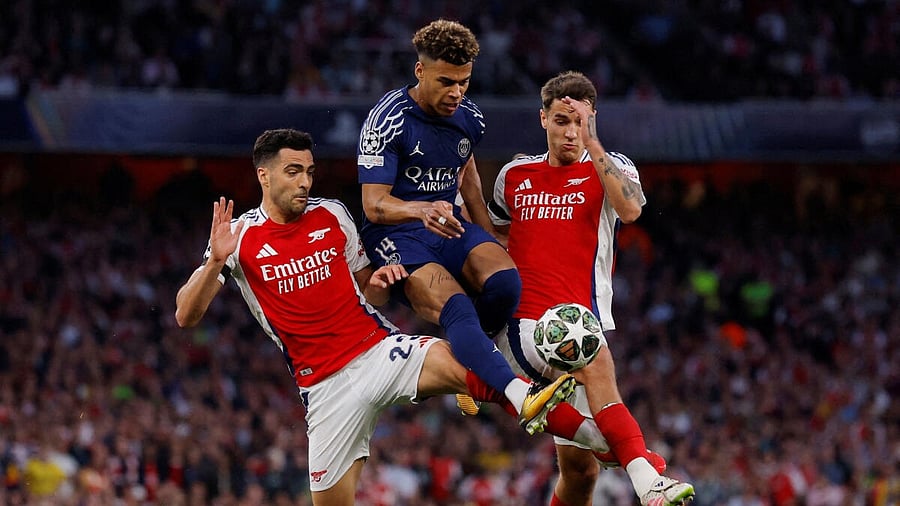 <div class="paragraphs"><p>Champions League - Semi Final - First Leg - Arsenal v Paris Saint Germain</p></div>
