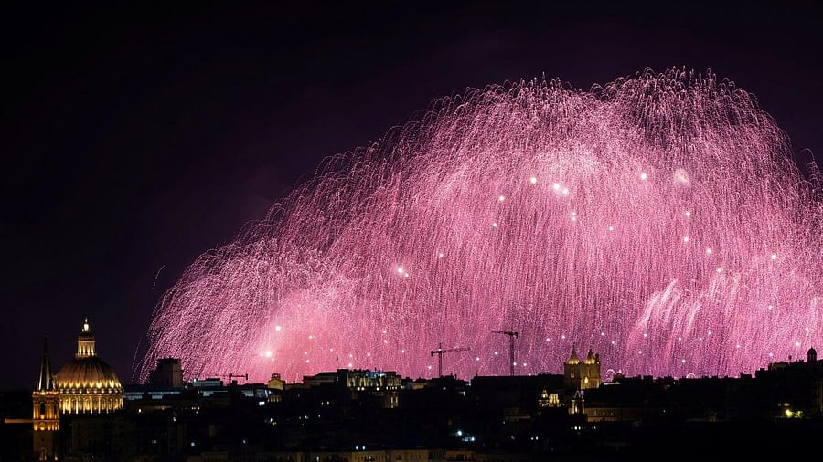 <div class="paragraphs"><p>Fireworks explode during the Malta International Fireworks Festival in Valletta, Malta April 30, 2025. </p></div>