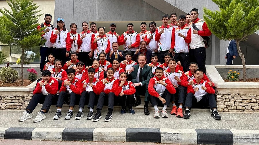 <div class="paragraphs"><p>India's tally included 15 gold, 6 silver, and 22 bronze medals.</p></div>