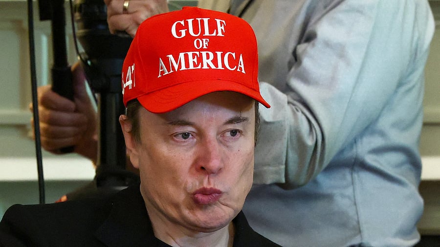 <div class="paragraphs"><p>Tesla CEO Elon Musk attends a cabinet meeting held by US President Donald Trump at the White House in Washington, DC.</p></div>