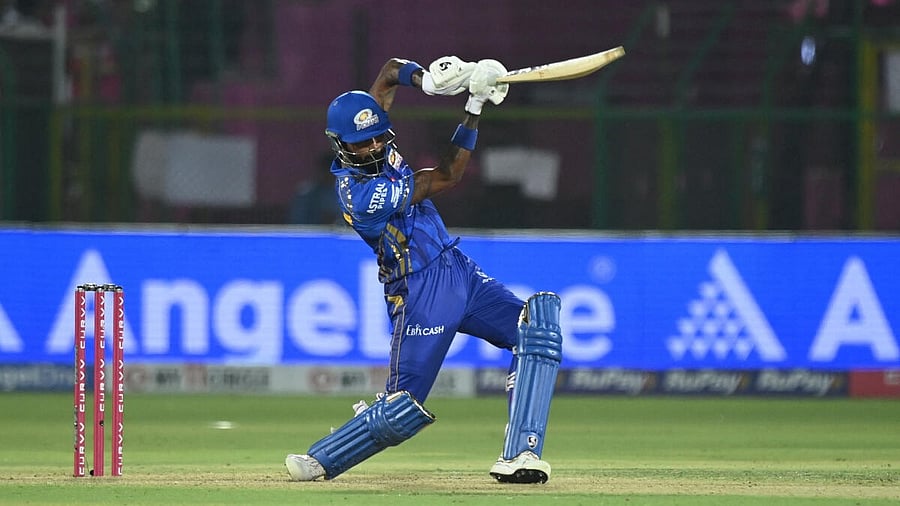 <div class="paragraphs"><p>Mumbai Indians' Hardik Pandya in action.</p></div>