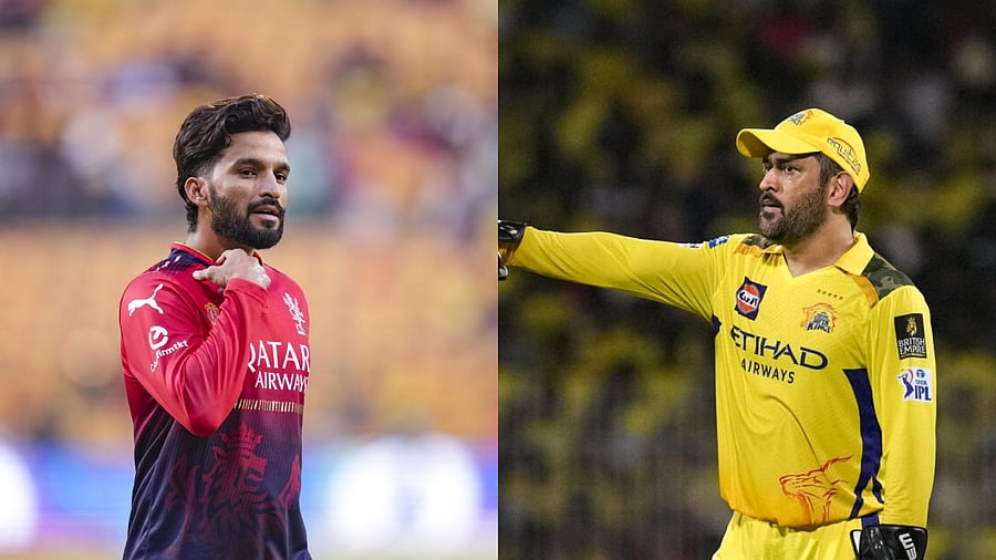 <div class="paragraphs"><p>Royal Challengers Bengaluru's Skipper Rajat Patidar and Chennai Super Kings' captain M S Dhoni.</p></div>