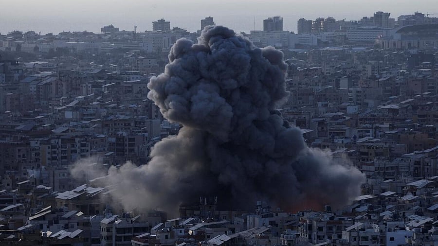 <div class="paragraphs"><p>Witnesses heard several explosions in what sounded like air defence systems in operation.</p></div>