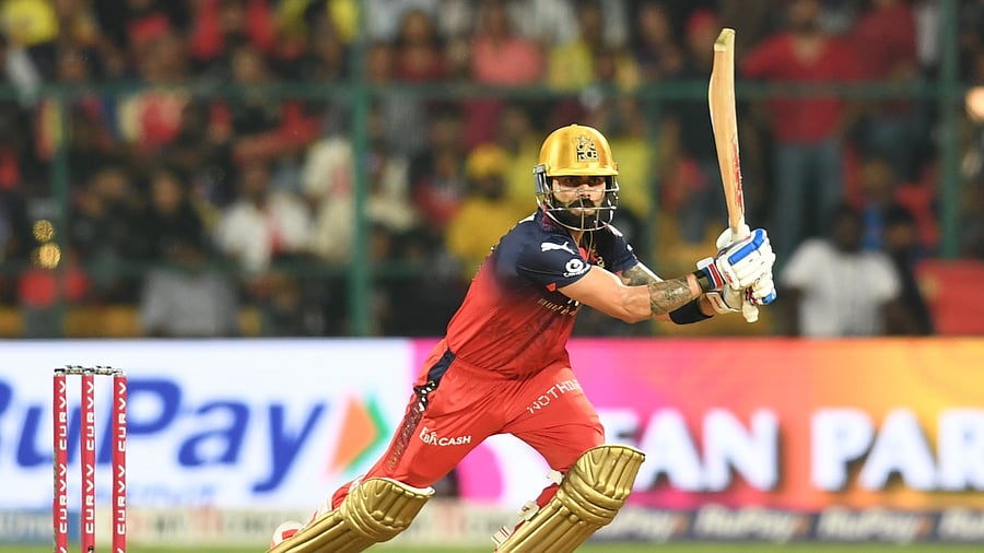 <div class="paragraphs"><p>Royal Challengers Bengaluru’s Virat Kohli pleased the home crowd with his 62 off 33 balls against Chennai Super Kings at the M Chinnaswamy stadium in Bengaluru on Saturday.</p></div>