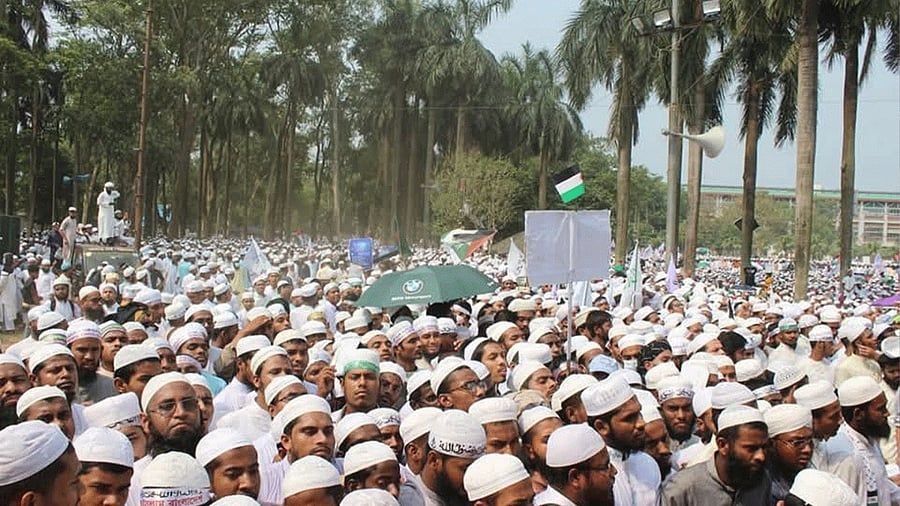 <div class="paragraphs"><p>Visuals from the&nbsp;Hefazat-e-Islam rally in Bangladesh, May 3, 2025.</p></div>