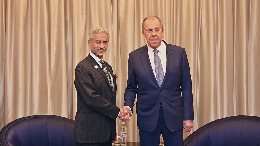 <div class="paragraphs"><p>External Affairs Minister S Jaishankar and Russian Foreign Minister Sergey Lavrov.</p></div>