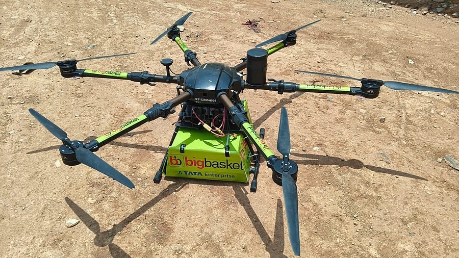 <div class="paragraphs"><p>There is a seven-kilo limit for items that can be delivered through the drone.</p></div>