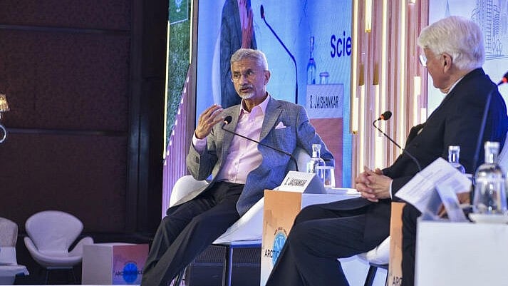 <div class="paragraphs"><p> External Affairs Minister S Jaishankar speaks at the Arctic Circle India Forum 2025.</p></div>