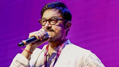 <div class="paragraphs"><p>Bollywood actor Amir Khan during a session ‘Studios of the Future: Putting India on World Studio Map’ at the World Audio Visual and Entertainment Summit (WAVES) 2025, in Mumbai.</p></div>