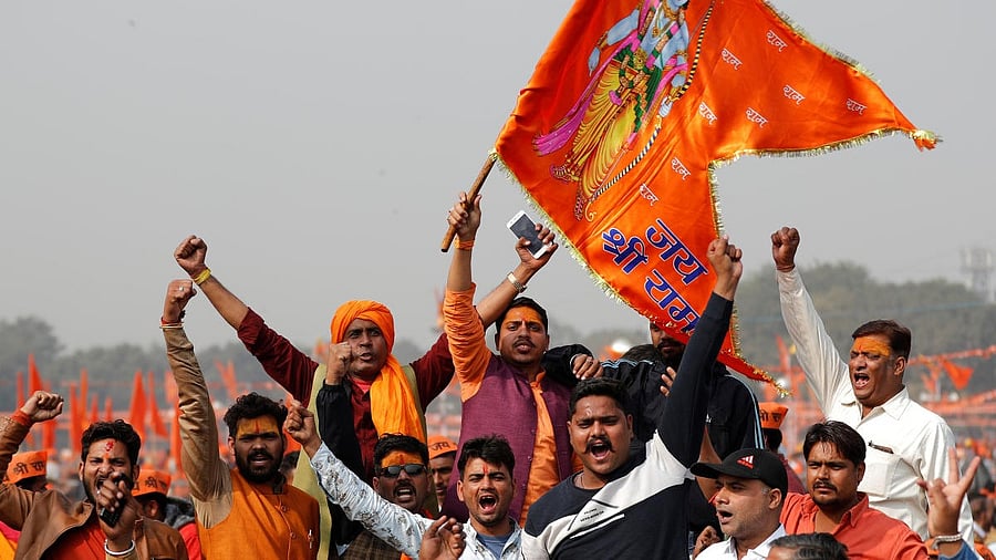 <div class="paragraphs"><p>Representative image of VHP members. </p></div>