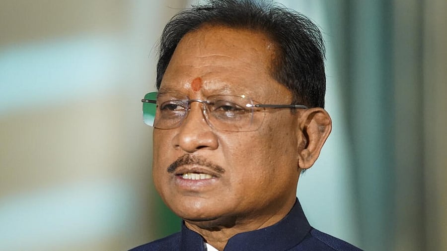 <div class="paragraphs"><p>Chhattisgarh Chief Minister Vishnu Deo Sai speaks during an interview with PTI, in Raipur, Sunday, May 4, 2025.</p></div>
