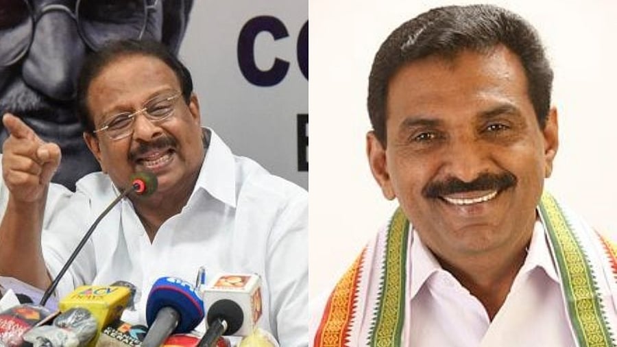 <div class="paragraphs"><p>From left: K Sudhakaran, Anto Antony</p></div>