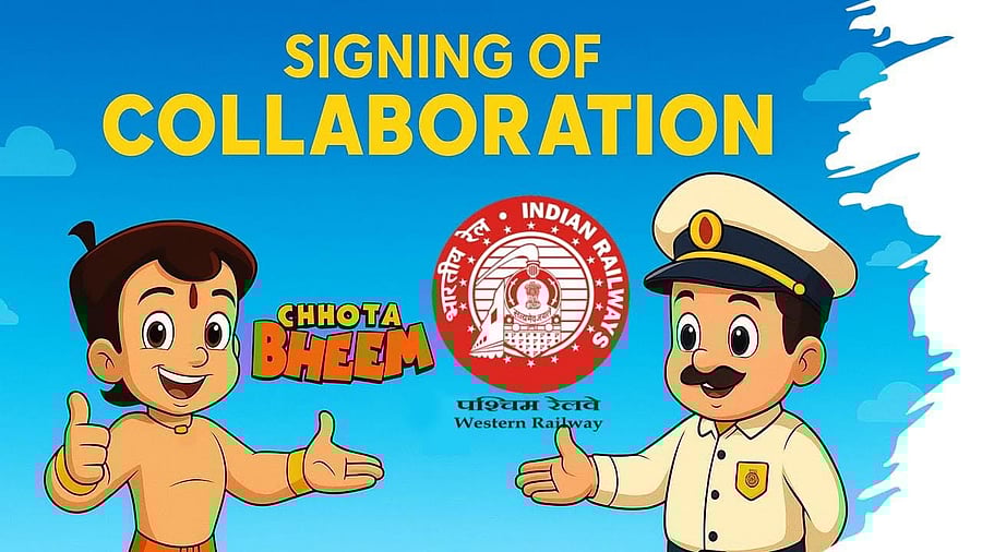 <div class="paragraphs"><p>Western Railway has entered into a collaboration with Chhota Bheem. </p></div>