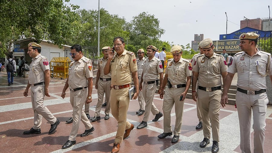 <div class="paragraphs"><p>Delhi Police personnel.</p></div>