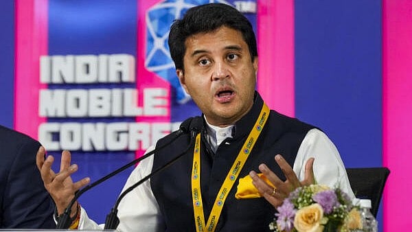 <div class="paragraphs"><p>Union Minister for Communications Jyotiraditya Scindia</p></div>