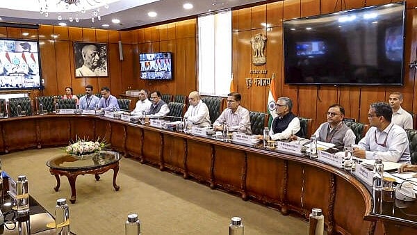 <div class="paragraphs"><p>Union Home Minister Amit Shah convenes a high-level meeting with Chief Ministers, DGPs, and Chief Secretaries of states having borders with Pakistan and Nepal.</p></div>
