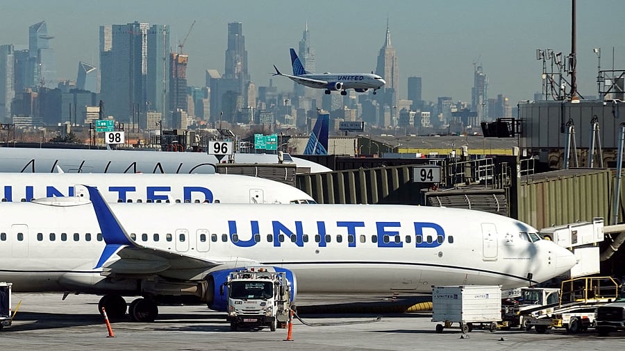 <div class="paragraphs"><p>United Airlines planes at Newark Liberty International Airport in US.</p></div>