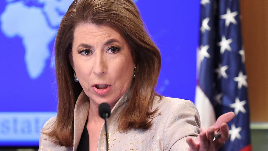 <div class="paragraphs"><p>US State Department spokesperson Tammy Bruce.</p></div>
