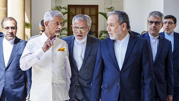 <div class="paragraphs"><p>Union External Affairs Minister S Jaishankar during a meeting with his Iranian counterpart Seyed Abbas Araghchi, in New Delhi on Thursday.</p></div>