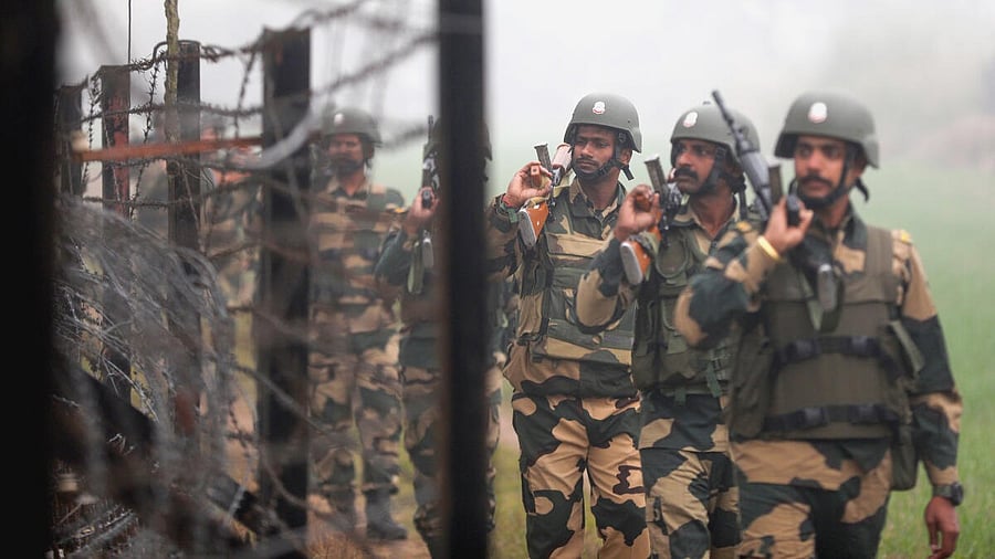 <div class="paragraphs"><p>File photo of&nbsp;BSF jawans </p></div>