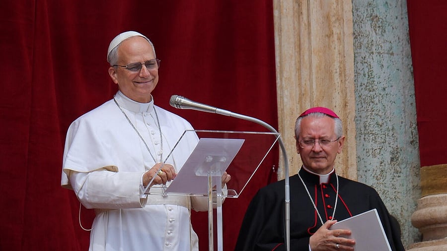 <div class="paragraphs"><p>Pope Leo XIV leads Regina Caeli prayer from St Peter's Basilica, at the Vatican.</p></div>