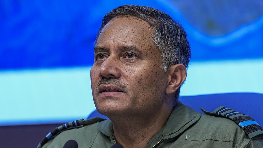 <div class="paragraphs"><p>Air Marshal AK Bharti during a press conference on 'Operation Sindoor', in New Delhi, Monday, May 12, 2025. </p></div>