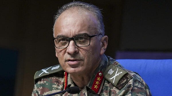 <div class="paragraphs"><p>Director General of Military Operations (DGMO) Lt General Rajiv Ghai during a press conference on 'Operation Sindoor', in New Delhi, Monday, May 12, 2025.</p></div>