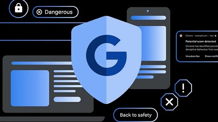 <div class="paragraphs"><p>Google brings AI feature to Chrome for protection against online scams.</p></div>