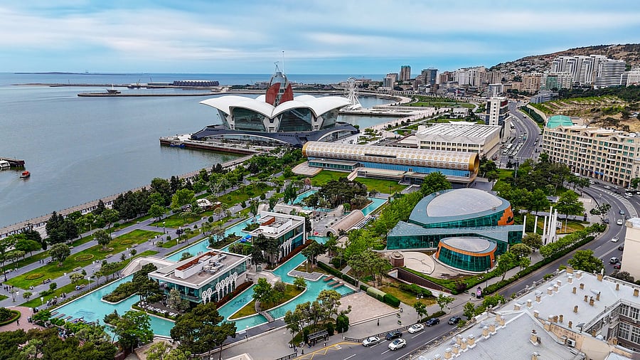 <div class="paragraphs"><p>April-May is the peak travel season for Azerbaijan. A view of its capital Baku.</p></div>