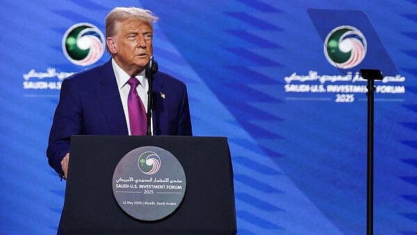 <div class="paragraphs"><p>US President Donald Trump speaks at the Saudi-US Investment Forum, in Riyadh, Saudi Arabia, May 13, 2025.</p></div>