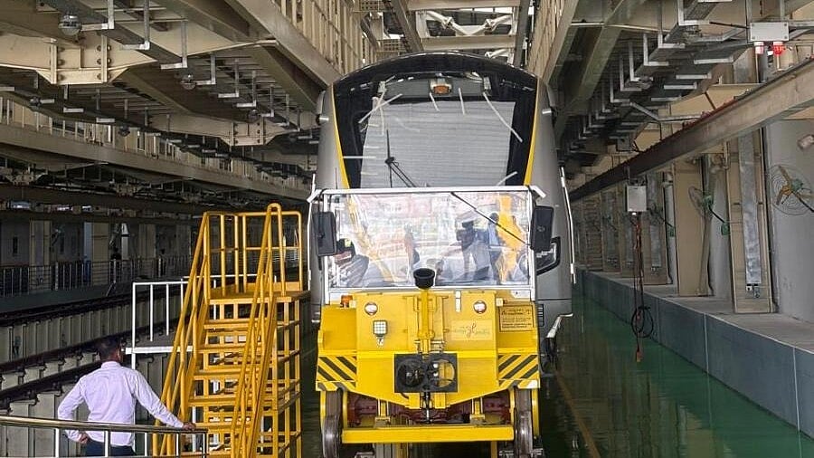 <div class="paragraphs"><p>The trainset received on Tuesday</p></div>