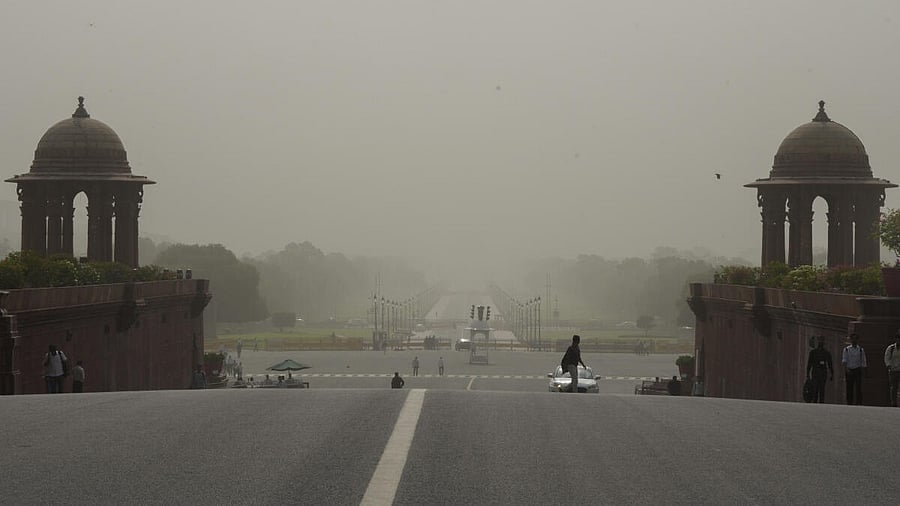 <div class="paragraphs"><p>A layer of dust envelops parts of Delhi-NCR</p><p></p></div>