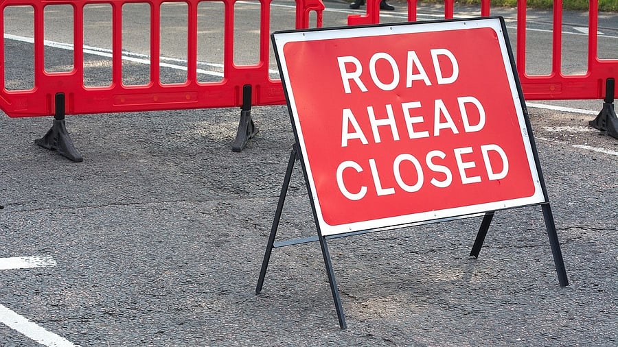 <div class="paragraphs"><p>Representative image showing a road closure board.</p></div>
