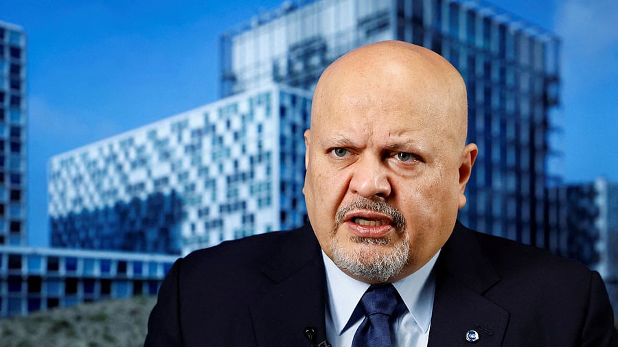 <div class="paragraphs"><p>FILE PHOTO: International Criminal Court  Prosecutor Karim Khan talks during an interview with Reuters in The Hague, Netherlands.</p></div>