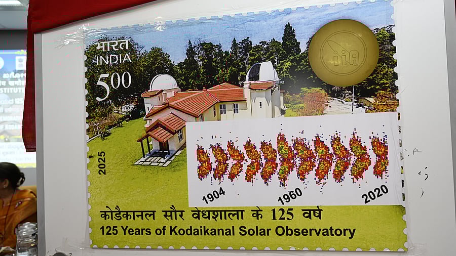 <div class="paragraphs"><p>An enlarged version of the stamp at IIA during the release on Friday. </p></div>