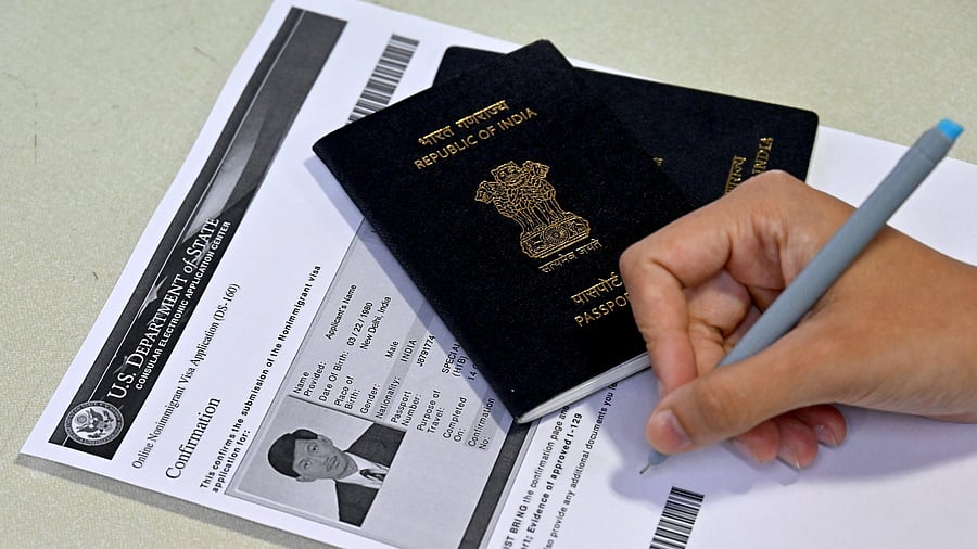 <div class="paragraphs"><p>The US Embassy in India announced the cancellation of 2,000 visa appointments identified as fraudulently obtained recently. Image for representative purposes. </p></div>