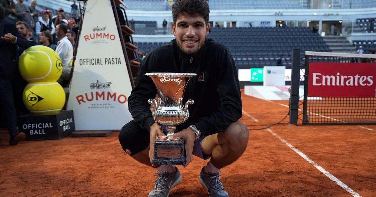 Italian Open Final | Alcaraz Dominates Sinner to Win Rome Title