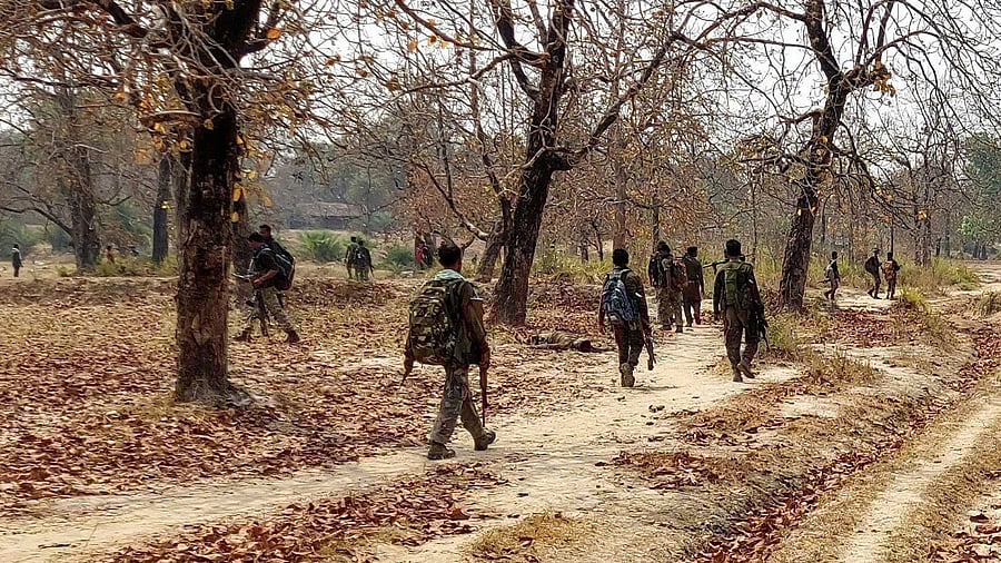 <div class="paragraphs"><p>File Photo: Security forces personnel patrolling in Chhattisgarh. </p></div>