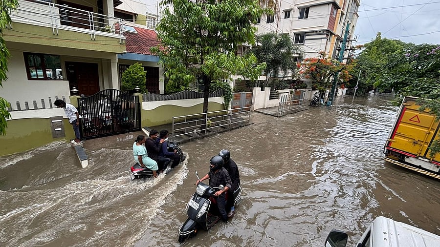 <div class="paragraphs"><p>Bengaluru reels after heavy rains</p></div>